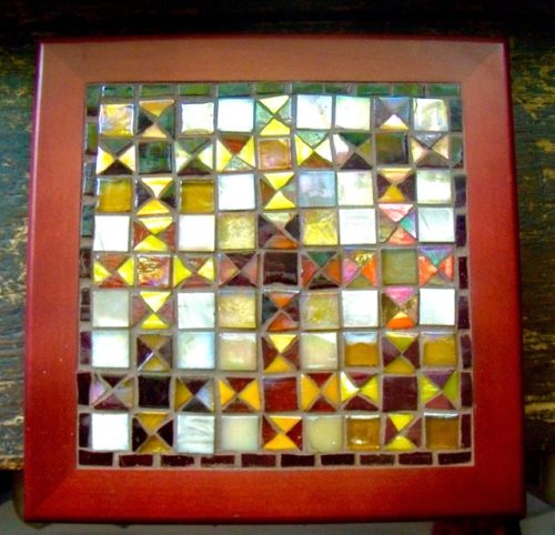 Ohio Star Glass Mosaic by Margaret Almon