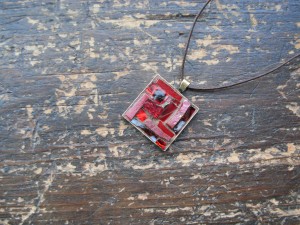 January Garnet Inspiration Pendant by Margaret Almon.