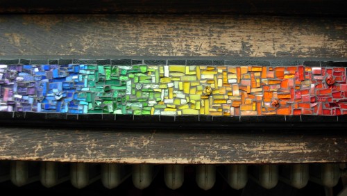 Rainbow Panel Mosaic by Margaret Almon