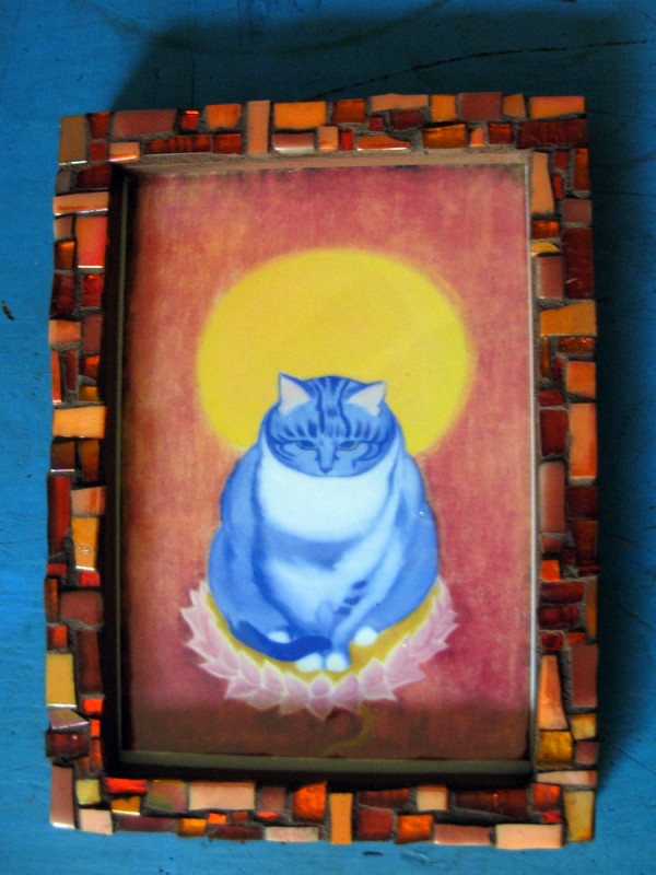 Here Kitty By Ivan Chan. Frame by Margaret Almon.