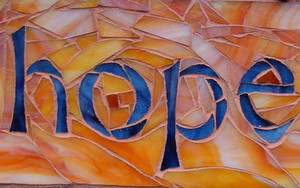 Hope Mosaic by Margaret Almon and Wayne Stratz of Nutmeg Designs