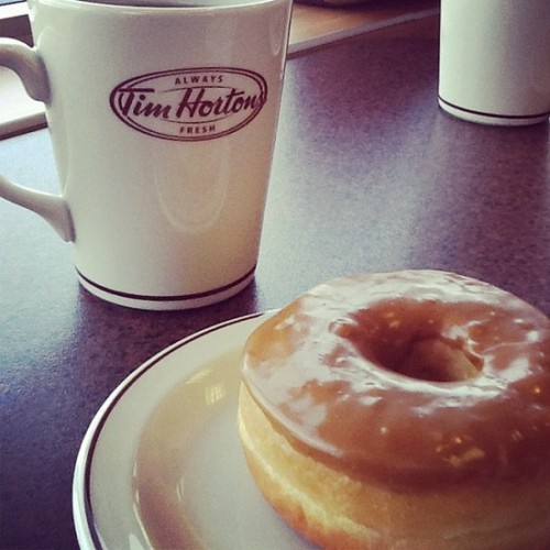 Tim Hortons Coffee and Maple Glaze, Photo by Wayne Stratz.