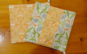 dop dop design Potholders Avocado Orange at Bella and Betty