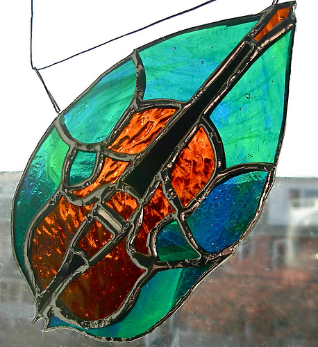 Cello Suncatcher by Wayne Stratz.