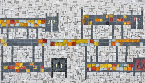 Evelyn Ackerman, Cats, mosaic table, 1954.