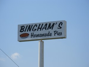 Bingham's Homemade Pies, Lenox, PA