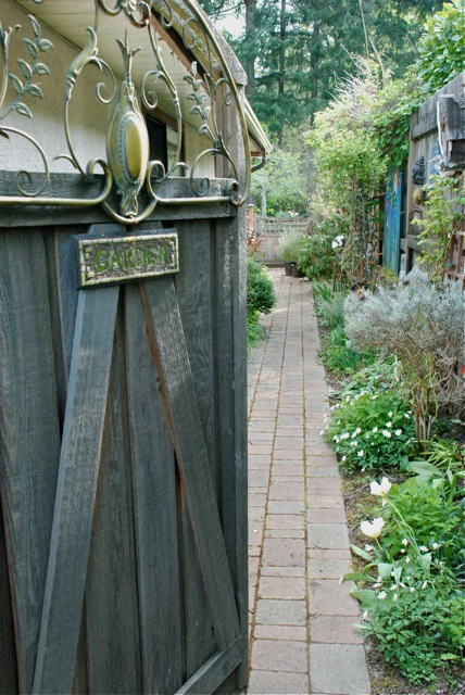 Garden Gate from Suzi's Secret Not so Secret Garden, Victoria, BC.