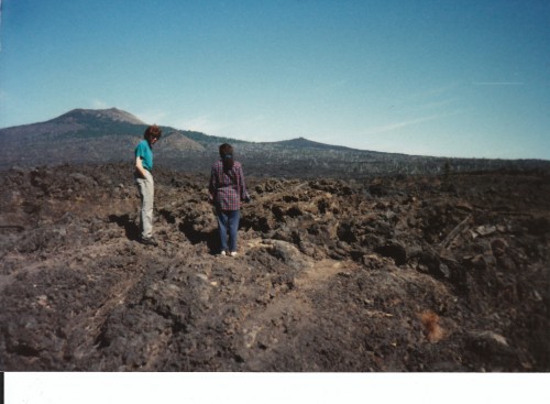 Margaret and Wayne on Lava Bed