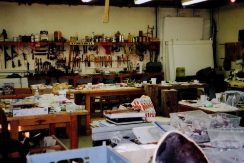 Inside the Snow Farm Wood Shop