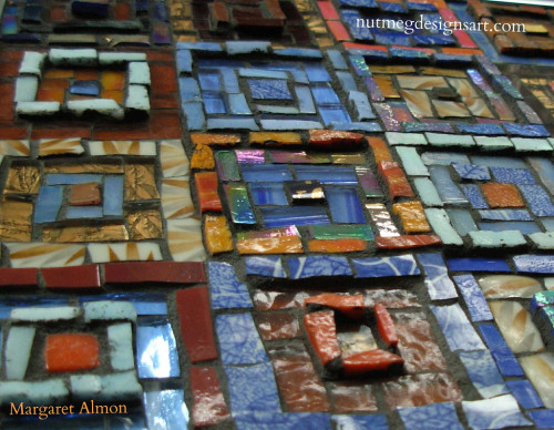 Around the Square mosaic by Margaret Almon