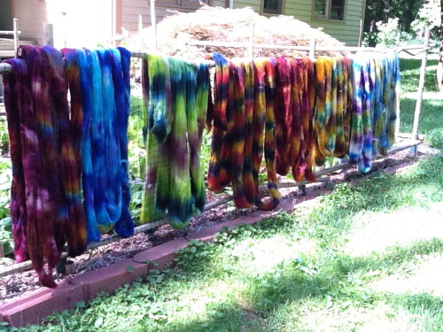 Susan Nadelson Dyed Roving