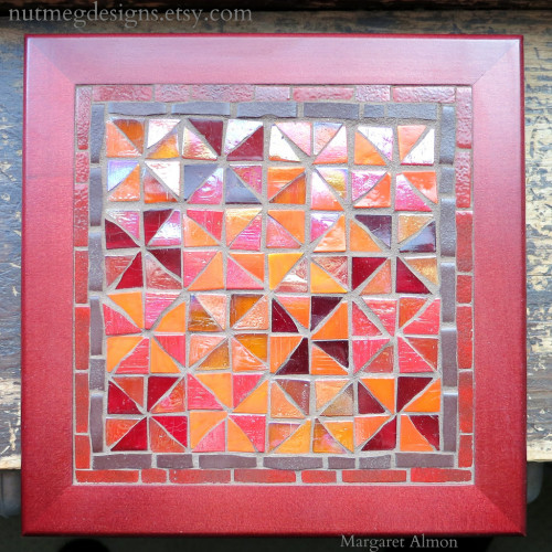 Pinwheel Quilt Block Mosaic by Margaret Almon