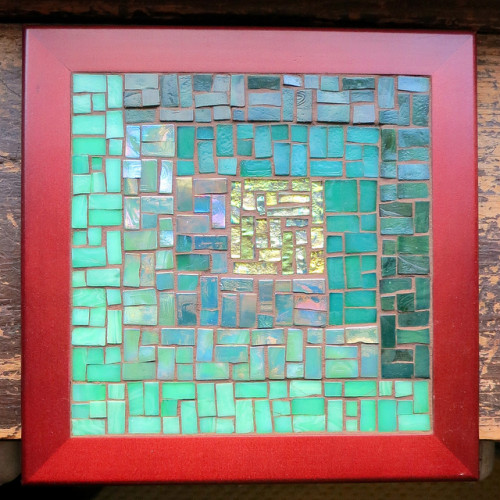 Asymmetric Log Cabin Mosaic by Margaret Almon