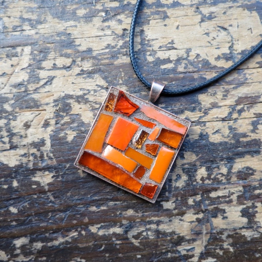 Orange Pendant by Margaret Almon