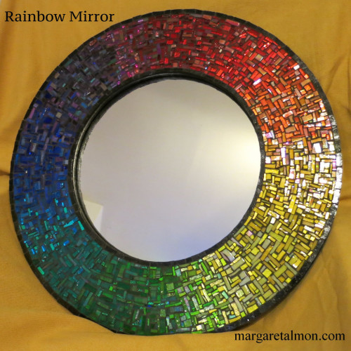 Circular Rainbow Mirror by Margaret Almon