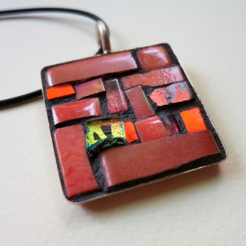 Orange pendant by Margaret Almon