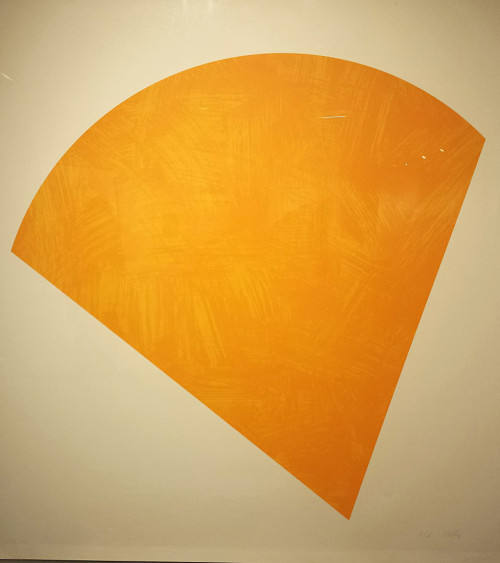 Untitled (Orange) by Ellsworth Kelly.