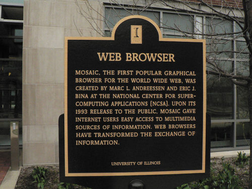 NCSA Plaque for Mosaic Browser