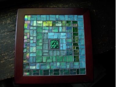 Log Cabin Mosaic Trivet by Margaret Almon