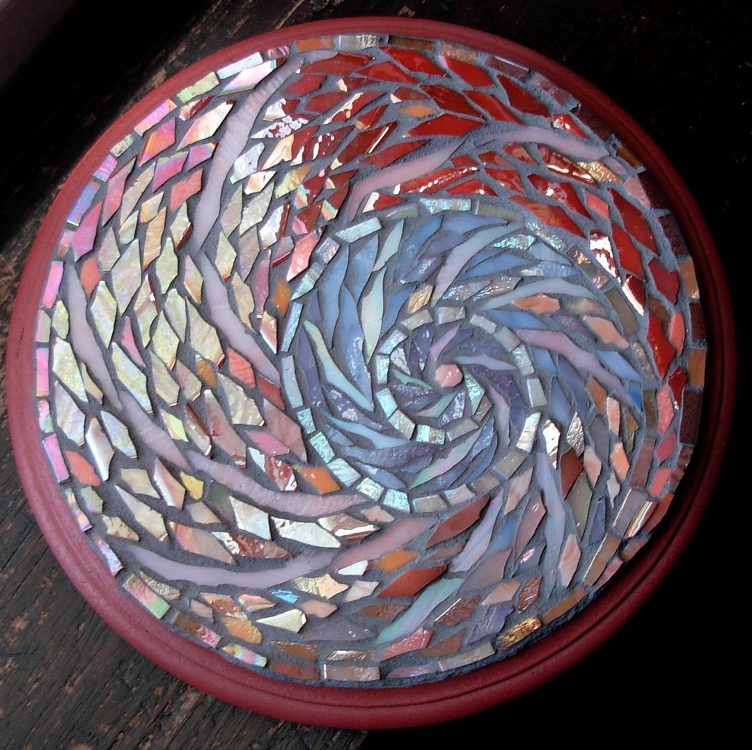 Nautilus Mandala Mosaic by Margaret Almon