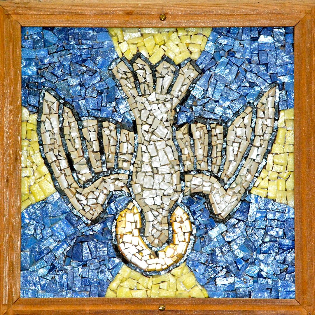 Holy Spirit Dove Mosaic at St. Timothy Lutheran, El Paso, TX