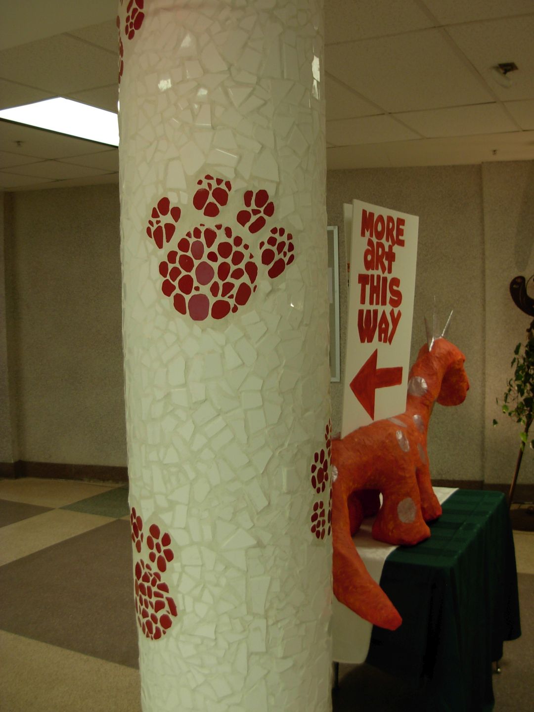 Owen J. Roberts High School Mosaic Pillar Owen J. Roberts High School Mosaic Pillar