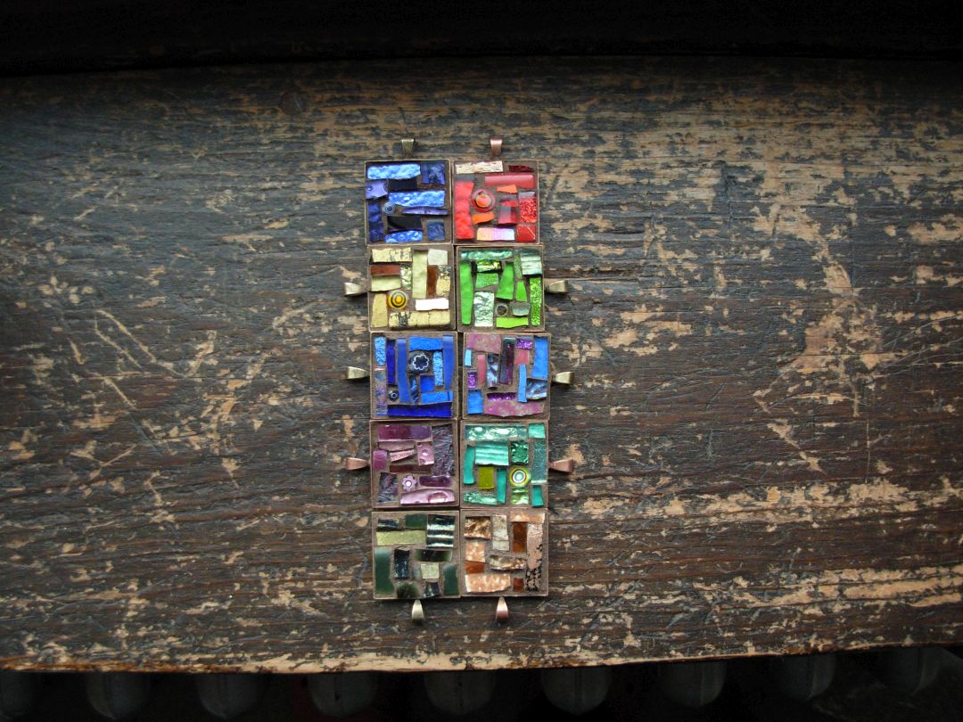 Mosaic Pendants by Margaret Almon