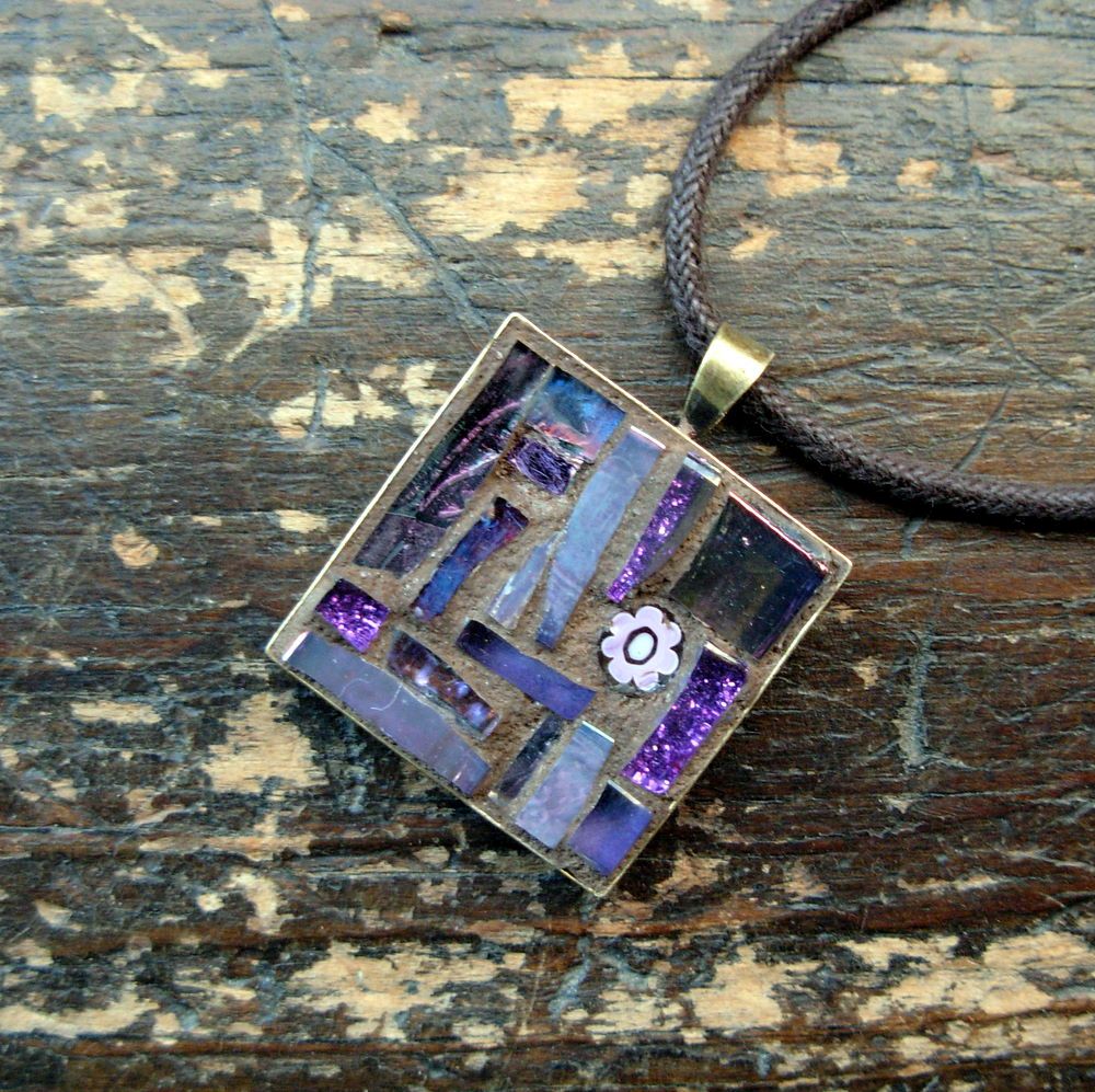 February Amethyst Inspiration Pendant by Margaret Almon.